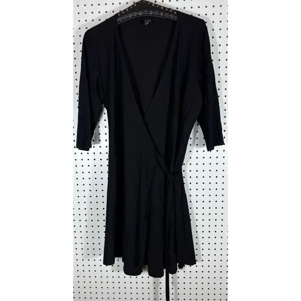EileenโFisher stretch jersey wrap Dress Size M